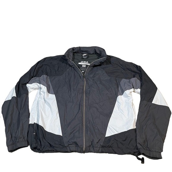 Nike Sportswear Hooded Woven Men's Jacket Anthracite Black Size S  Ar1869-060 - Picture 2 of 11